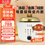 陶之源低糖电饭煲玻璃内胆电饭锅3L低糖米汤分离蒸饭神器电饭锅沥米家用蒸煮米饭锅 单玻璃胆 3L