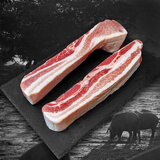 ZOOLII 伊比利亚黑猪抽肋去皮五花肉 800g 烧烤食材 生鲜黑猪肉 红烧肉