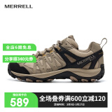 迈乐（Merrell）户外徒步鞋男女款ACCENTOR GTX/WP经典防水透气防滑耐磨登山鞋 J500409-GTX银（男） 41