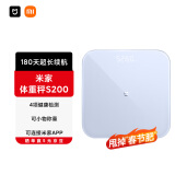 米家（MIJIA）小米智能体重秤S200 蓝色 家用健康秤电子秤 人物双模式 APP数据测量 智能分析