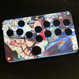 KUJI树莓派hitbox键盘街霸6游戏摇杆pc电脑拳皇98街机摇杆steam覆盖ps4真人快打switch手柄安卓无延迟 PC/PS4超薄七彩显屏hitbox（可来图定制）