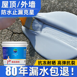 平野防水胶涂料堵漏填缝胶防漏水房顶补漏王楼面灌浆料自流平 灰色2kg