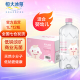 恒大冰泉 天然矿泉水（适合婴幼儿）宝宝儿童日常饮用冲泡奶粉婴儿水 【泡奶辅食】1L*12瓶 整箱装