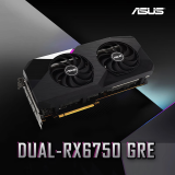 华硕（ASUS）DUAL RX6750GRE 10G AMD RADEON RX 6750 GRE 雪豹游戏显卡 