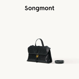 Songmont山下有松山行随游mini小挎包通勤邮差公文包 烟墨黑 现货