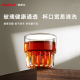 SIMELO施美乐咖啡玻璃杯拿铁澳白美式Dirty意式浓缩高颜值透明杯子 小号(口宽易清洗,玻璃通透) 160ml