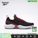 Reebok锐步官方男鞋女鞋SOLE FURY经典运动健走跑步鞋 FY0858_黑色/红色/白色 41 (26.5cm),US:8.5