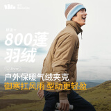 蕉下（beneunder）外套男立领夹克棉服气绒户外休闲CL18924茶褐棕175/96A(L)