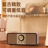 大耳狐（BIGEARFOX）蓝牙音箱低音炮迷你高颜值无线电脑音响 复古FM调频收音机插卡音箱 标准版