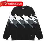 NEW BALANCENB卫衣秋季印花男款套头长袖上衣 5CC37253-BK M