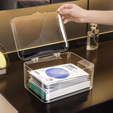 KAMAN美容院面膜收纳盒透明化妆品美容仪工具护肤品置物架520礼物 1个装【透明/防尘】