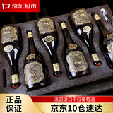 列浮堡【限888箱优惠】法国原酒进口 干红葡萄酒 15°陈酿干红热红酒 金船6瓶整箱