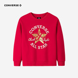 匡威Converse童装男女童加绒卫衣儿童休闲上衣