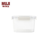 无印良品（MUJI）共聚酯保存容器 Tritan 透明食品密封罐米桶厨房收纳盒食物密封盒 长193*宽138*高120mm 1.94L