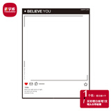 优学库 冰箱留言板 可爱卡通软胶贴磁贴立体装饰贴留言板 竖款ins风空白40*30cm赠配件新年礼物 热门商品