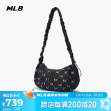 MLB女包奢品单肩包斜挎包钻石老花可调节职场包送礼礼物3ABQS034N