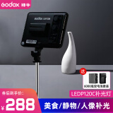 神牛（Godox） P120C-P260C LED补光灯平板摄影灯直播网红主播灯可调色温摄像灯柔光灯美食婚庆打光摄像补光灯 【9】P120C补光灯+6000电池套装+灯架