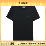 TOMMY HILFIGER汤米·希尔费格 男士左胸小logo圆领短袖T恤 黑色09T3139-001 S