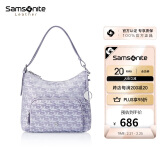 新秀丽（Samsonite）时尚通勤包包女包托特女士单肩包大开口女士手提包NO3紫色印花