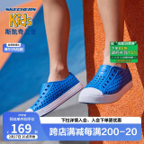 Skechers斯凯奇童鞋男女童夏季软底凉鞋大童沙滩舒适洞洞溯溪鞋91990L