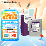 西部数据（WD）10TB监控级机械硬盘 WD Purple 西数紫盘pro SATA 7200转512MB CMR垂直AI技术 3.5英寸WD102PURP