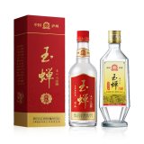 玉蝉老酒52度浓香型白酒 500ml*2瓶 (玉蝉大曲+珍品)组合装  