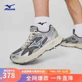 美津浓（MIZUNO）【RACER S】软底轻便运动跑步鞋子男女同款缓震透气休闲慢跑鞋 19/渣渣灰 36.5 (230mm)