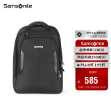 新秀丽（Samsonite）电脑包男士双肩包商务背包男包商务精英BP0*09010黑色16.5英寸