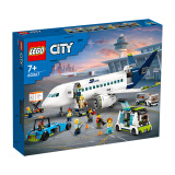乐高（LEGO）积木拼装城市系列60367 客运飞机不可遥控男孩儿童玩具生日礼物