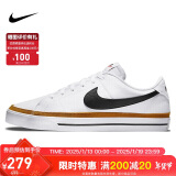 耐克NIKE板鞋男经典缓震COURT LEGACY运动鞋DH3162-100白41