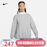 耐克（NIKE）Sportswear Phoenix Fleece 女子 Oversize 风加绒圆领运动衫 DQ5734-063 L