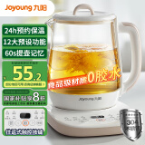 九阳（Joyoung）养生壶 1.5L煮茶器电热烧水壶开水壶 0胶水保温煮茶器玻璃花茶壶WY125