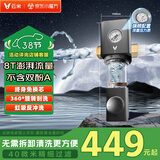 云米前置过滤器自营家用自来水过滤器冲洗免换滤芯8T/h大流量中央管道自来水过滤 前置过滤器VF4-A