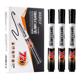 宝克（BAOKE）MP3922 可加墨油性白板笔 72h脱帽不干 耐磨耐写不易变形 黑色 10支/盒