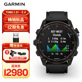 佳明（GARMIN）Descent Mk3i潜水电脑表心率血氧游泳户外运动手表石墨黑-51mm