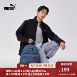 彪马（PUMA）官方 复古休闲双肩包书包 PATCH BACKPACK 079194 深蓝色-02 OSFA/均码