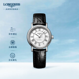 浪琴（LONGINES）瑞士手表 时尚系列 机械皮带女表L43214112