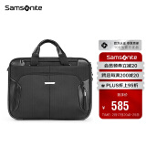 新秀丽（Samsonite）电脑包电脑内胆包商务公文包可挂靠手提包BP0*09009黑色15.6英寸