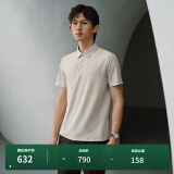 KOLON SPORT/可隆SECO空气POLO 男子户外运动速干防晒抗菌短袖 LHPT4MTT53-OT 燕麦灰 185/2XL