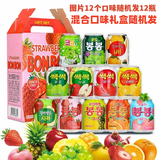 海太韩国原装进口饮料饮品葡萄汁果肉果汁网红过年送礼盒装饮料 【推荐】多品牌混合味12罐礼盒装