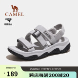 骆驼（CAMEL）2024夏季新品户外魔术贴凉鞋男女溯溪涉水速干沙滩鞋F14B162007