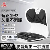 匹克（PEAK）护腰坐垫成人久坐神器儿童坐姿矫正器居家办公腰带护具腰椎顶腰板 静谧黑【矫正坐姿/预防驼背】
