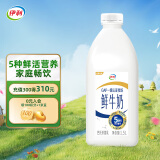 伊利高品质全脂鲜牛奶1.5L桶装鲜活营养早餐巴氏杀菌低温牛乳