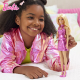 芭比娃娃时尚达人65周年限定礼盒甜心魅姿换装娃娃生日礼物炫粉甜心 【新品】霓虹炫粉甜心