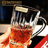 奈赫曼（NACHTMANN）德国进口水晶玻璃耐热水杯家用咖啡杯茶杯带把啤酒果汁牛奶水杯子 诺贝勒斯热饮杯 350ml 2只