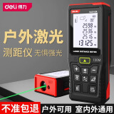 得力（deli）测距仪激光红外线电子尺红外激光尺量房仪手持式高精度测量工具 DL331050L激光测距仪50m绿光语音锂电