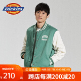 dickies 夹克 时尚宽松休闲棒球服外套 男女情侣运动11147 常春藤绿 M