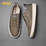 Jeep吉普男鞋2026年春秋季休闲鞋城市轻户外工装鞋百搭板鞋男皮鞋