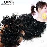 美丽公主头饰 饰品发饰一次性皮筋儿童发圈头绳橡皮筋 混彩果冻色2500根混装