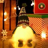 新新精艺圣诞装饰圣诞树摆件中号用品道具创意发光摆件老人款礼物店铺装饰